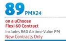 Nokia 1 Smartphone - On A u Choose Flexi 60 Contracts