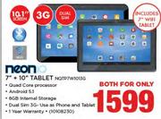 Neon 7"+10" Tablet(NQTP7W1013G)-Each