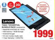 Lenovo TAB4 7 Essential Bundle Pack ZA310047ZA-Each