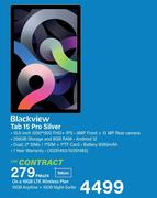 Blackview Tab 15 Pro Silver-On A 10GB LTE Wireless Plan