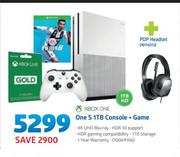 Xbox One S 1TB Console + Game