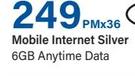 Blackview Tab 16-On Mobile Internet Silver 6GB Anytime Data