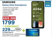 Samsung Galaxy A04e Smartphone-On Mega Gigs XS