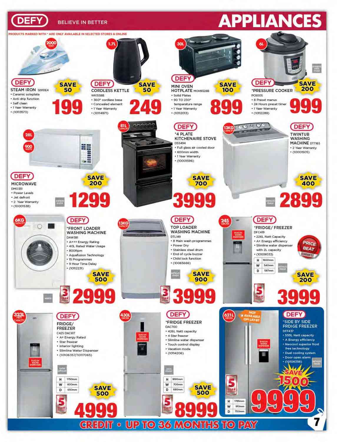 Special Defy 13Kg Top Loader Washing Machine DTL149 — www.guzzle.co.za