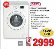Defy 6Kg Front Loader Washing Machine DAW381