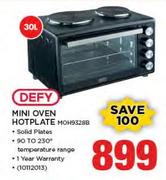 Defy 30Ltr Mini Oven Hotplate MOH93288