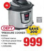 Defy 6Ltr Pressure Cooker PC600S