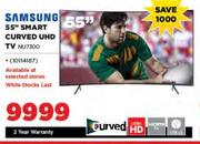 Samsung 55" Smart Curved UHD TV NU7300