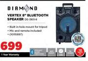 Diamond Vertex 8" Bluetooth Speaker DE-3901-8
