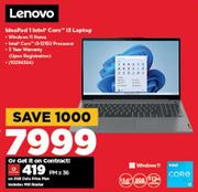 Lenovo Ideapad 1 Intel Core i3 Laptop