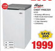 Univa 110Ltr Chest Freezer UC125