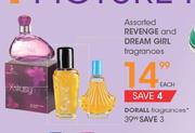 Assorted Revenge And Dream Girl Frangrances-Each