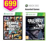 Xbox 360 Assorted Games-Each