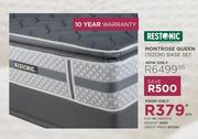 Restonic Montrose Queen 152cm Base Set