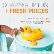 4-Piece Toy Bath Set