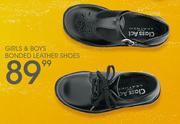 Class Act Girls & Boys Bonded Leather Shoes