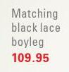  Matching Black Lace Boyleg