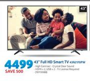 Hisense 43" Full HD Smart TV 43N2170PW