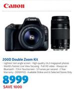 Canon 200D Double Zoom Kit