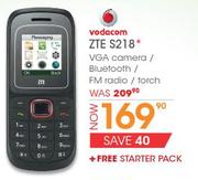 Vodacom ZTE S218