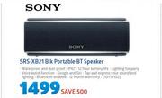 Sony SRS-XB21 Blk Portable BT Speaker
