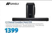 Sansui 2.1 Channel Soundbar Sleek CDB