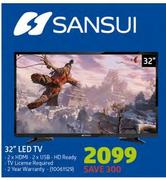 Sansui 32" HD Ready LED TV