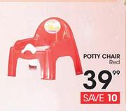 Potty Chair Red