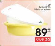 1UP Baby Bath White Or Yellow