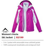 K-Way Women's Vesta Ski Jacket