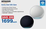 Amazon Echo Dot 5th Gen-Each