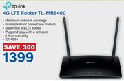 TP-Link 4G LTE Router TL-MR6400