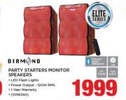 Diamond Party Starters Monitor Speakers
