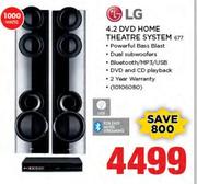 LG 4.2 DVD Home Theatre System 677