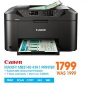 Canon Maxify MB2140 4-In-1 Printer