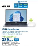 Asus X515 Celeron Laptop-On A 10GB LTE Wireless Plan