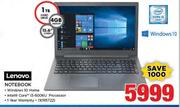 Lenovo 15.6" Notebook 