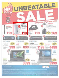 HiFi Corp : Unbeatable Sale (7 Mar - 17 Mar 2019), page 8