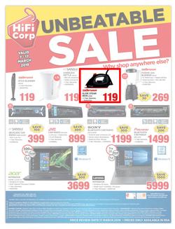 HiFi Corp : Unbeatable Sale (7 Mar - 17 Mar 2019), page 8