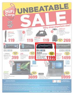HiFi Corp : Unbeatable Sale (7 Mar - 17 Mar 2019), page 8