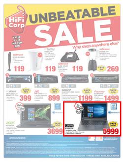 HiFi Corp : Unbeatable Sale (7 Mar - 17 Mar 2019), page 8