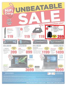 HiFi Corp : Unbeatable Sale (7 Mar - 17 Mar 2019), page 8