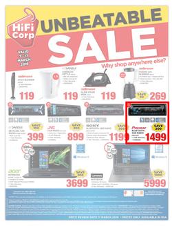 HiFi Corp : Unbeatable Sale (7 Mar - 17 Mar 2019), page 8