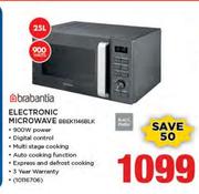 Brabantia 25Ltr 900 watts Electronic Microwave BBEK1146BLK