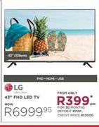LG 43" FHD LED  TV