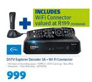 DSTV Explorer Decoder 3A + Wi-Fi Connector