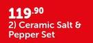 Ceramic Salt & Pepper Set