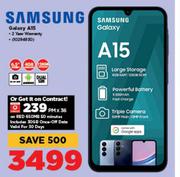 Samsung Galaxy A15 Smartphone-On Red 650MB