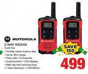 Motorola 2 Way Radios TLKR T40