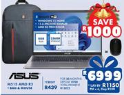 Asus M515 AMD R3 + Bag & Mouse